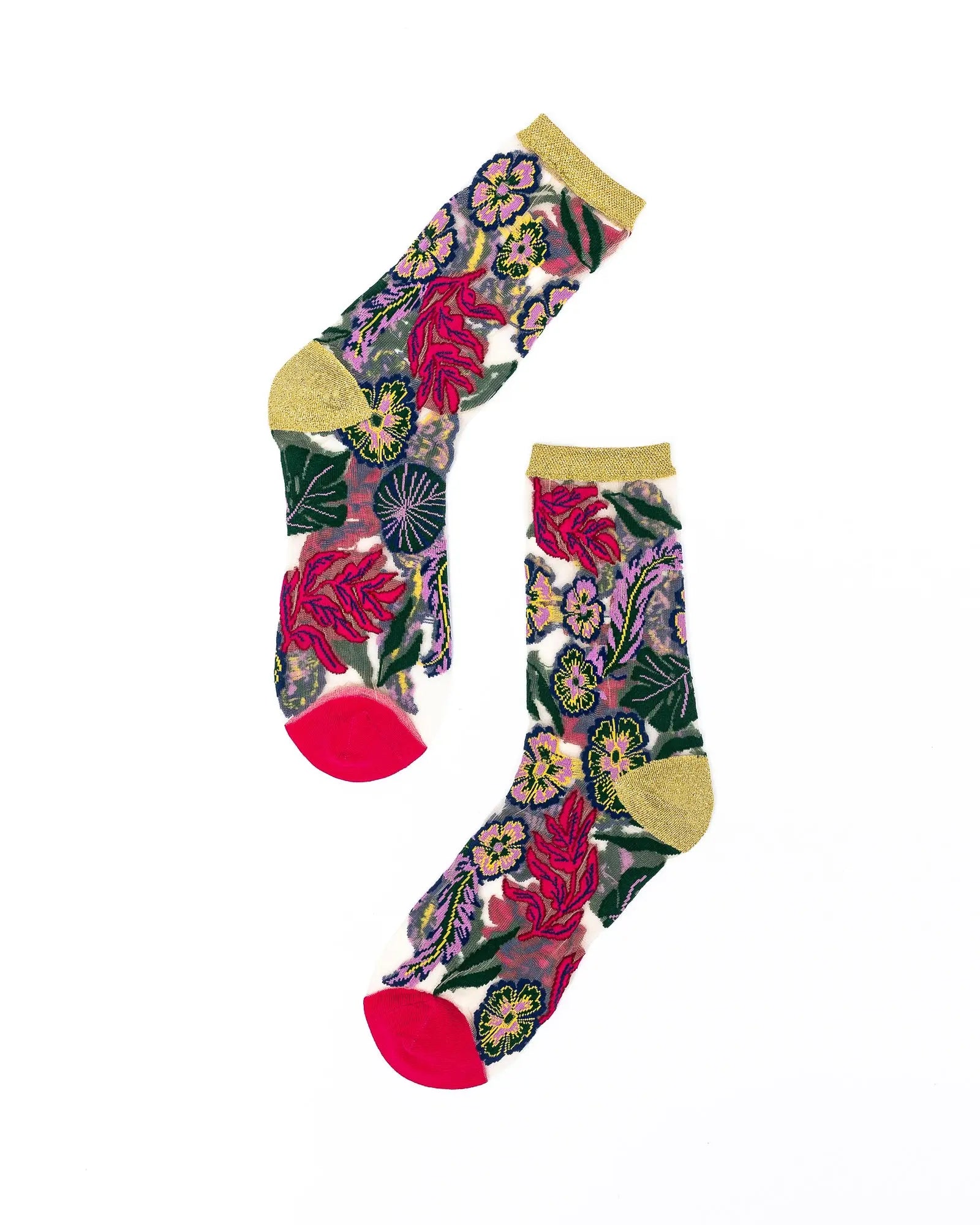 Holiday Floral Sheer Socks Bundle