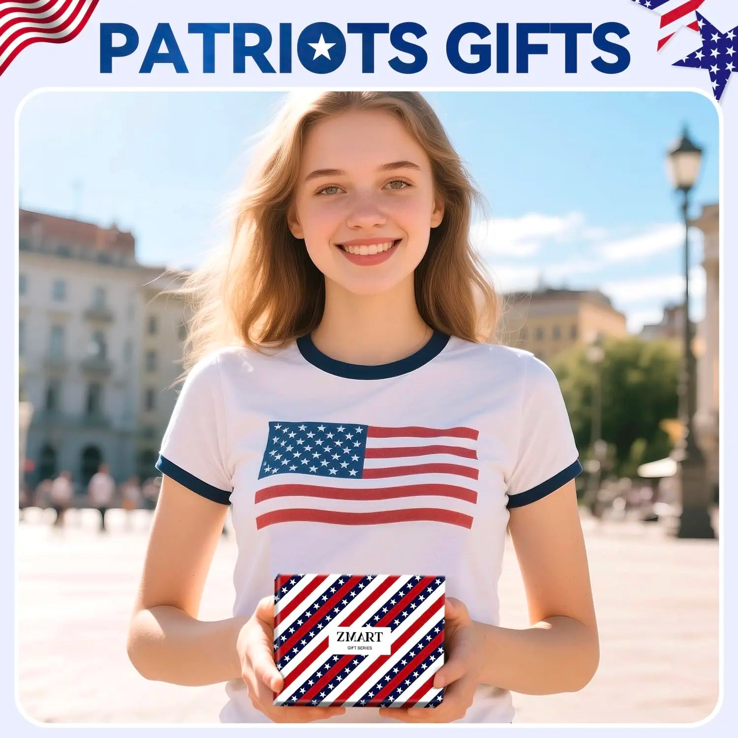 Zmart Red and White Striped Socks American Flag Socks 4Th of July Socks Patriotic Socks, Patriots Gifts for Women American Flag Gifts Citizenship Gifts