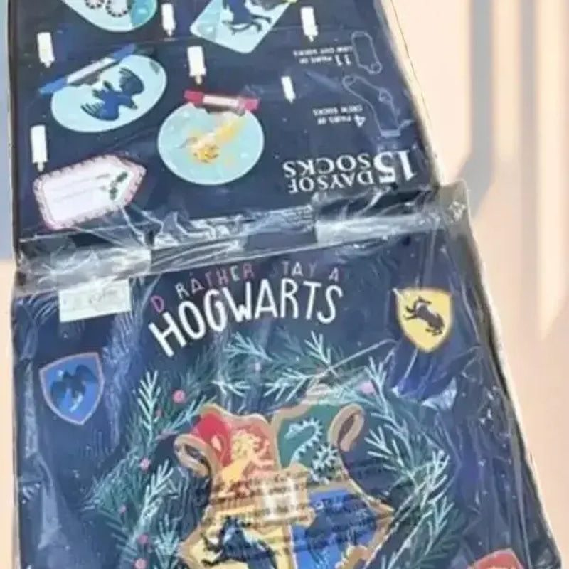 Harry Potter 15 Days of Socks (Houses) Advent Calendar 15Pk Spandex