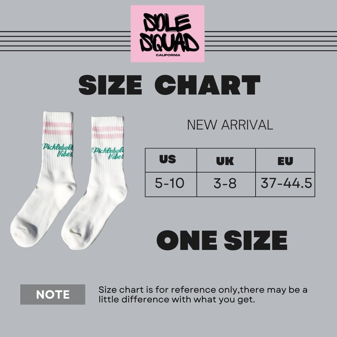 Pickleball Socks for Women and Men – Great Pickleball Gifts and Accessories for Women - Pickleball Outfit