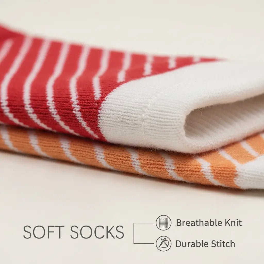 Unisex Crew Socks - 4-Pair Set with Trendy Sushi Design, Soft and Breathable for Everyday Comfort and Festive Occasions, Ideal Gift for Women, Birthdays, Thanksgiving, and Parties