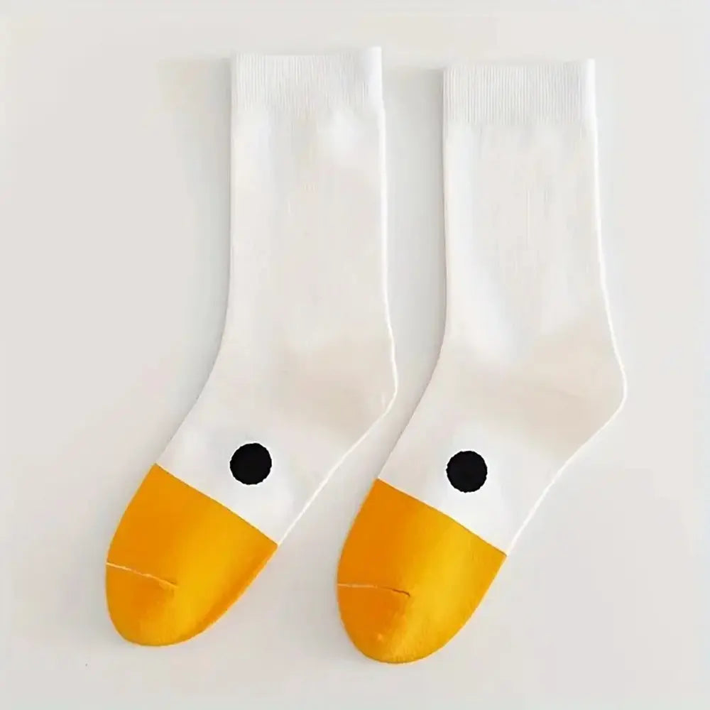 Funny Goose Cartoon Socks – Soft, Breathable & Stylish