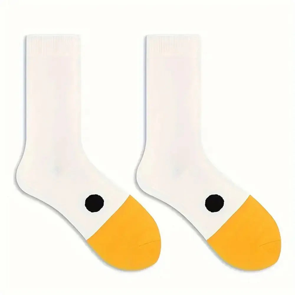 Funny Goose Cartoon Socks – Soft, Breathable & Stylish