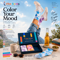 Tie-Dye Gift Box – 3 Pairs